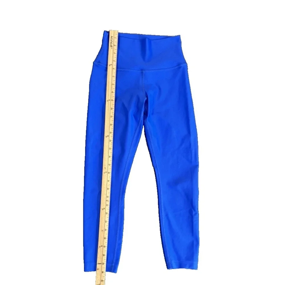 Alo Yoga High Waist Airbrush 7/8 Leggings Vibrant Blue Womens Size XS Active